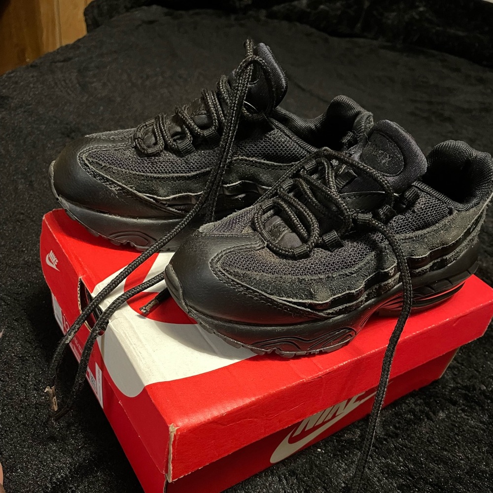 Black air max sneakers